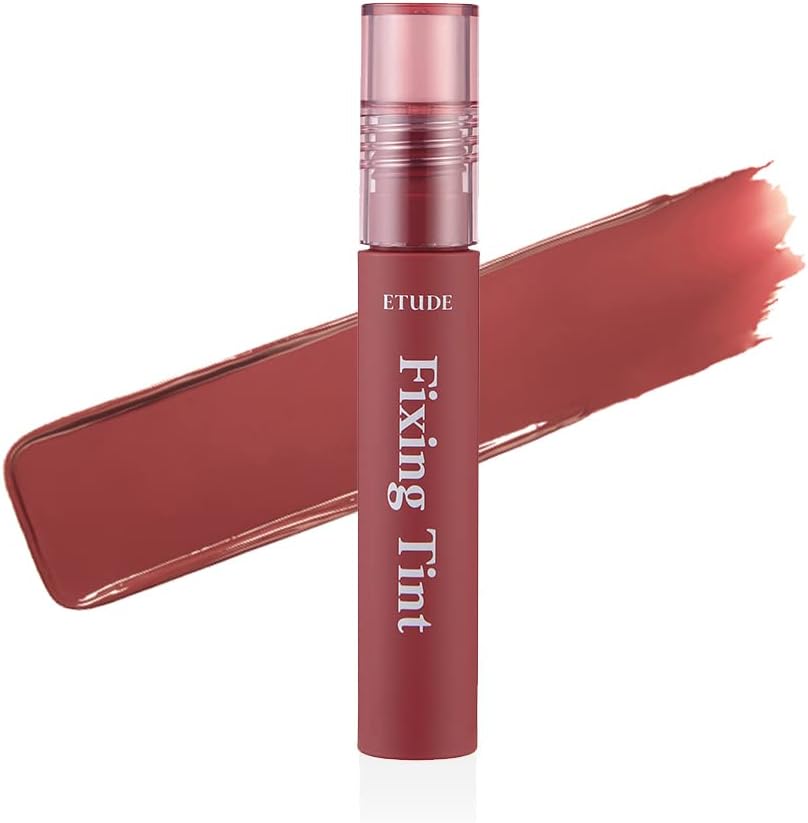 ETUDE Fixing Tint 06 Soft Walnut liquid lipstick front view