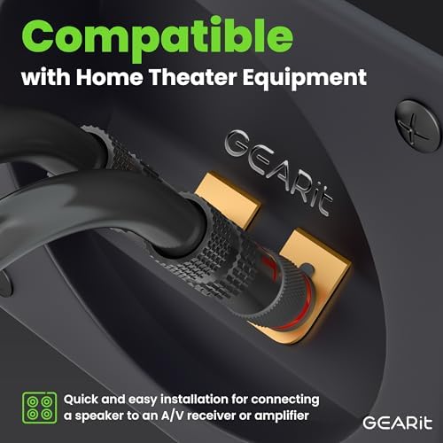 High-end home theater setup using GearIT braided speaker cables