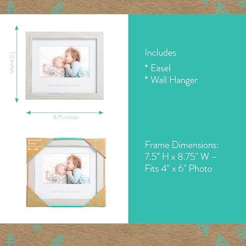 Kate And Milo wood frame packaging showcasing authentic imported USA nursery decor.