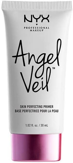NYX Professional Makeup Angel Veil Skin Perfecting Primer front view satin finish cosmetics
