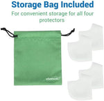 Side view of soft gel cushioning on ViVEsole protective insert sleeves