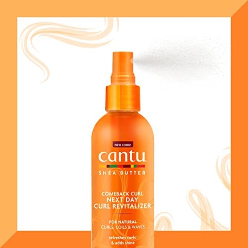 Cantu Comeback Curl Revitalizer Spray complete product packaging view