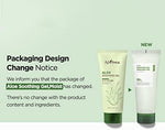 A visual comparison of the Isntree moisture type aloe gel consistency.
