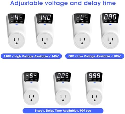 Treybair surge protector plugged into a wall outlet for appliances