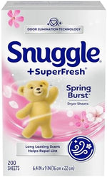 Snuggle high efficiency safe fabric smoothing sheets close up view