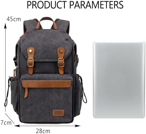 Tuceng travel camera backpack enclosed inside its high density waterproof rain cover