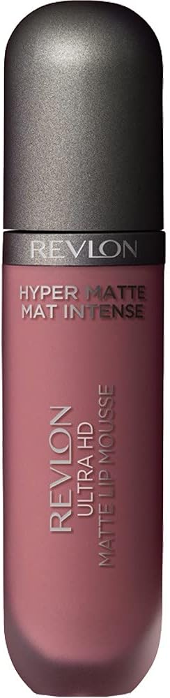 Revlon Ultra HD Lip Mousse Hyper Matte, Longwearing Creamy Liquid Lipstick in Pink, Dusty Rose (800), 0.2 oz - Image 13
