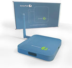 Rear view of the SensorPush G1 WiFi Gateway with Ethernet and power inputs