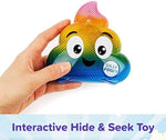 Interactive electronic hide and seek toy glowing with colorful lights