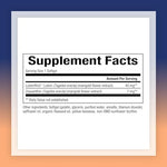 Natural Factors Lutein 40 mg supplement bottle label details