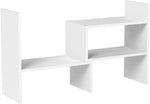 Sorfity expandable desktop bookshelf hardware and assembly components