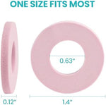 Self-adhesive round foam padding for calluses and corns with water-resistant backing.
