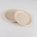 Compostable Paper Plates 9" - 125 Pack | Heavy Duty Sugarcane Bagasse | Microwave & Leak Proof | Eco-Friendly Disposable Dinner Plates for Party, Wedding, Picnic - Image 9