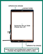 SRJTEK white front glass panel for iPad 7th and 8th generation close up detail