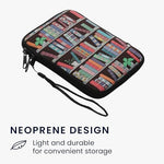 Kwmobile pouch open showing interior dimensions for 6 inch devices
