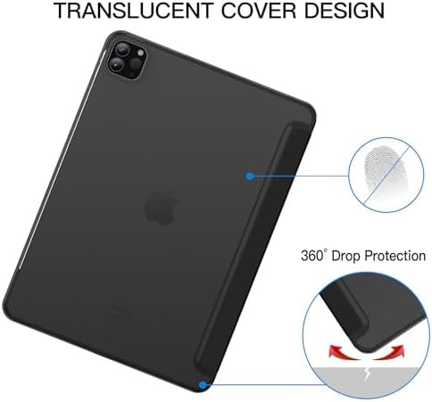 Protective tablet case showcasing Apple Pencil magnetic attachment on the side