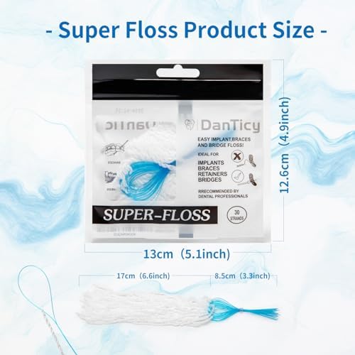 DanTicy dental floss threaders for braces and implants