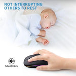 Afaartcci rechargeable wireless mouse ultra thin profile illustration