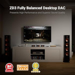 Fosi Audio ZD3 premium audio preamplifier back panel connection ports