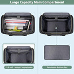 MATEIN teacher tote bag with the insulated lunch box pulled out.