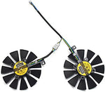 inRobert dual brushless cooling fans highlighting the 28mm center to center mounting hole layout