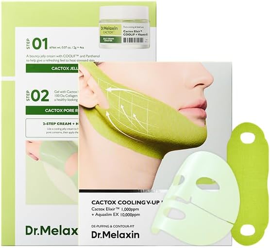 Dr. Melaxin Cactox De-Puffing Pore Tox Mask Set front packaging