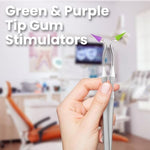 Close up of GumPick rubber tip stimulator for plaque removal