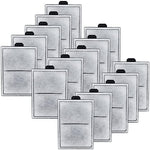 HiTauing replacement aquarium filter inserts demonstrating the three layer chemical filtration design.