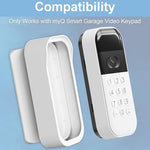 Pyfhy angled garage keypad wedge kit corner mounting view