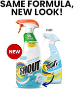 Shout active enzyme fragrance free stain remover trigger spray bottle.