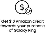 Top down view of the Samsung Galaxy Ring sizing kit container