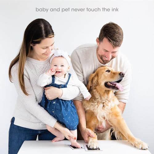 Demonstration of zero-contact dog paw print transfer using Pearhead pad.