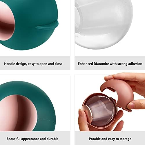 Tecogue gel lint roller showing rose gold accents and pink protective case.