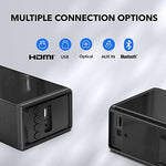 Larksound soundbar showing Bluetooth connectivity to smartphone