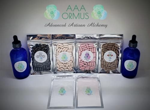 AAA Ormus colloidal gold capsules 45 count bag layout