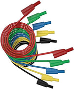Demonstration of safety shrouded banana plug connectors