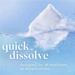 Waterless concentrated laundry soap fibers close up texture demonstrating innovative design