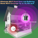 Techtex wireless repeater with four antennas