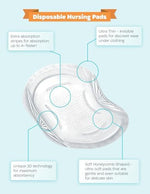 Biamba nursing pads leak protection layer detail