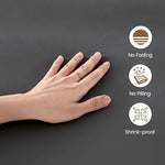 Top down view of cooling dark grey fitted sheet