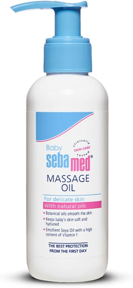 Baby Sebamed Massage Oil| With Soya Oil|Non- greasy|Ideal for newborn |150 ml - Image 1