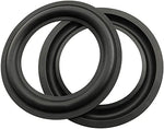 Two piece black speaker foam surround repair rings set