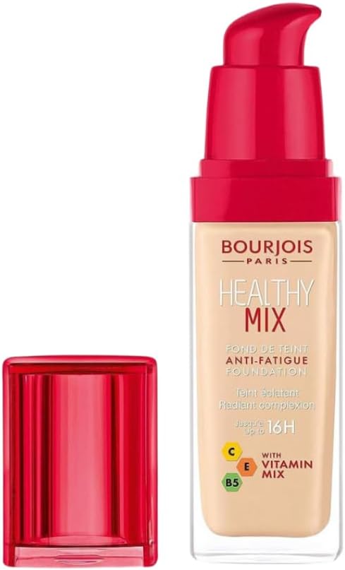 Bourjois Healthy Mix Anti-Fatigue Medium Coverage Liquid Foundation 53 Light Beige, 30ml, 29199601053 - Image 11