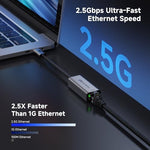 Cable Matters high speed network dongle showing the durable nylon braided pigtail cable connection.