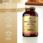 Solgar Citrus Bioflavonoid Complex imported dietary supplement packaging details