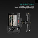 Tilta modular camera rig for Sony FX30 showing removable top plate NATO rail