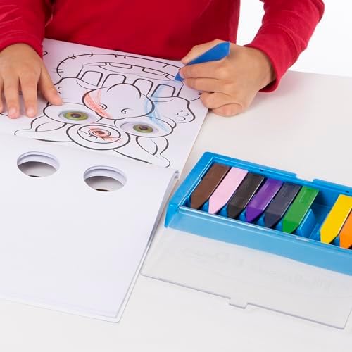 Ergonomic jumbo educational art supplies designed for writing readiness skills in young children.