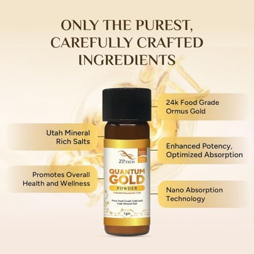 Premium 24K ormus gold concentrate powder scoop