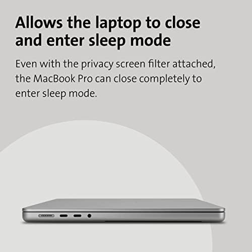 Kensington 16" MacBook Pro MagPro™ Elite Magnetic Privacy Screen for M1/M2 2021 & Newer Devices, Anti Scratch & Glare, Blue Light Reduction, Reversible Viewing - Matte/Gloss (K58371WW) - Image 4