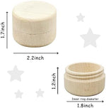 Natural wood texture of Azbuk baby hair storage case